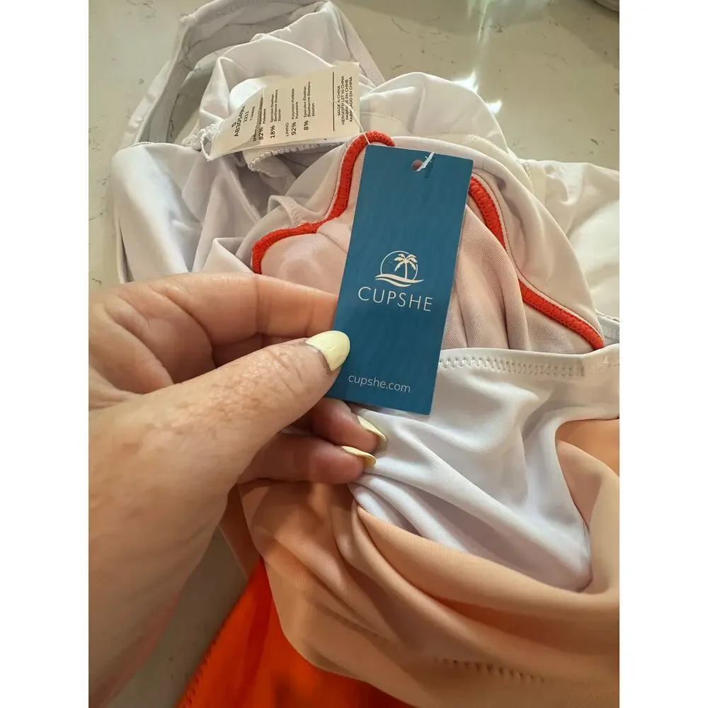 NWT CupShe Bow Knot One Piece Size S